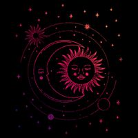 Alchemy Sun Moon Astrology Gift Impact Tech Backpack