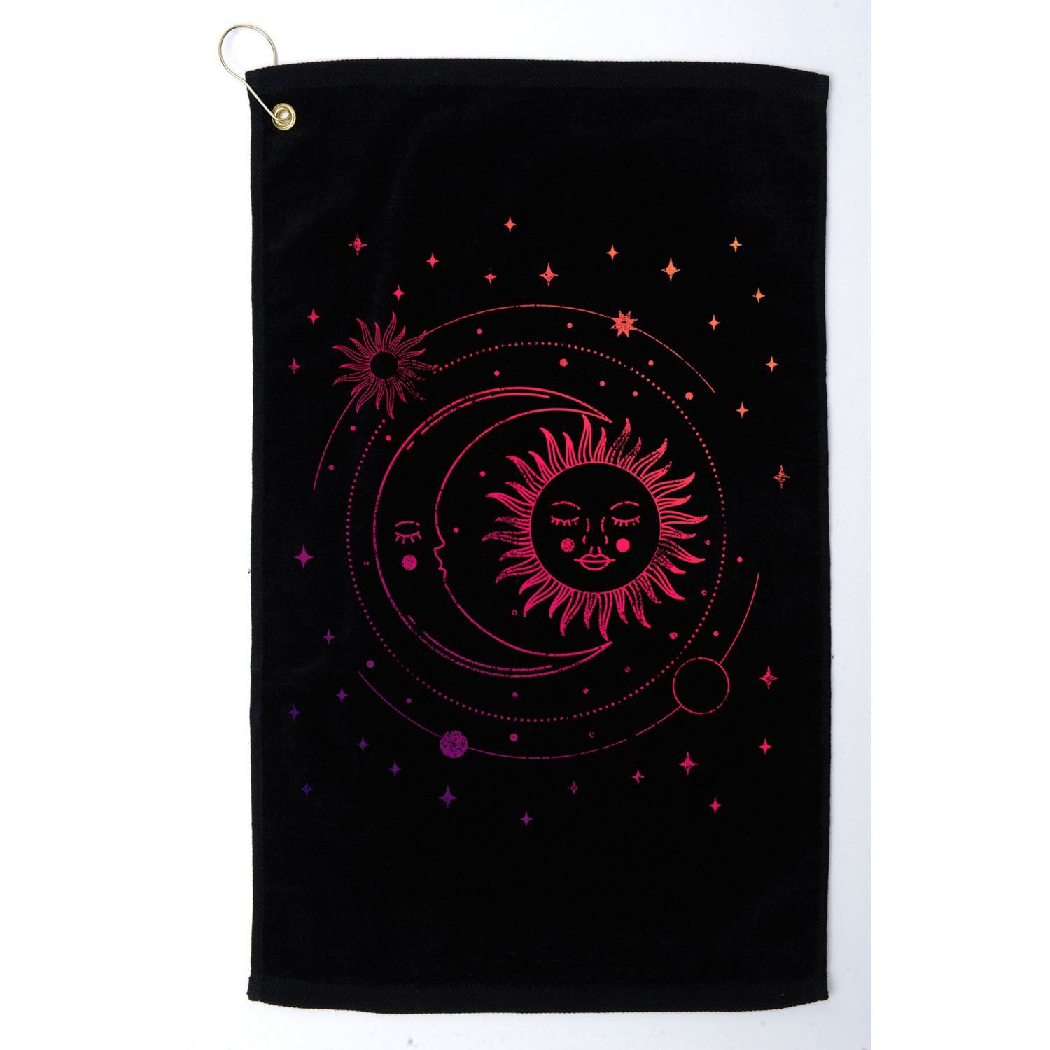 Alchemy Sun Moon Astrology Gift Golf Towel