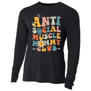 Anti Social Muscle Mommy Club Cooling Performance Long Sleeve Crew