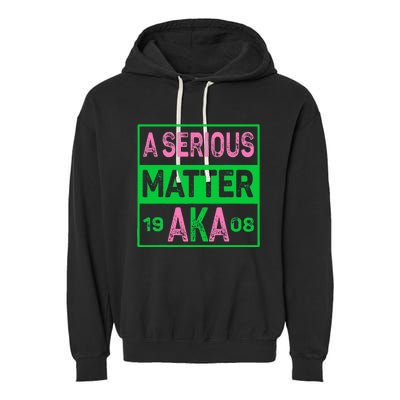 A Serious Matter Aka Garment-Dyed Fleece Hoodie