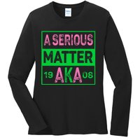 A Serious Matter Aka Ladies Long Sleeve Shirt