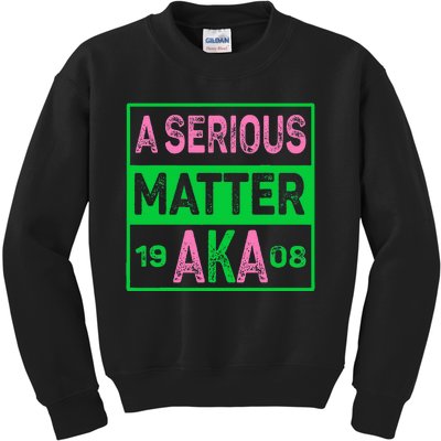 A Serious Matter Aka Kids Sweatshirt