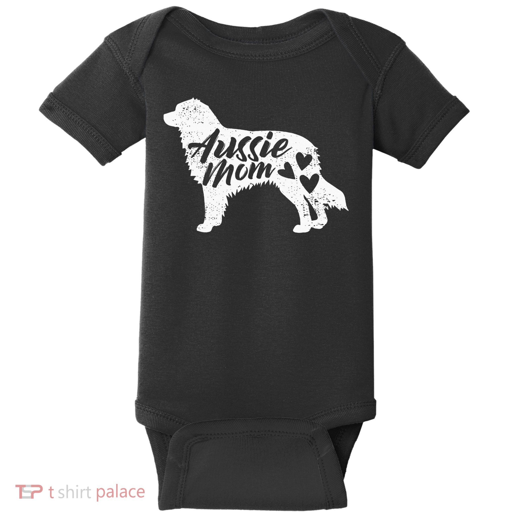 Australian Shepherd Mom Aussie Gifts For Dog Lovers Merle Baby Bodysuit