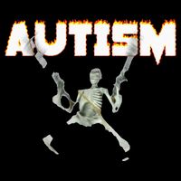 Autism Skeleton Meme Flexfit Unipanel Trucker Cap