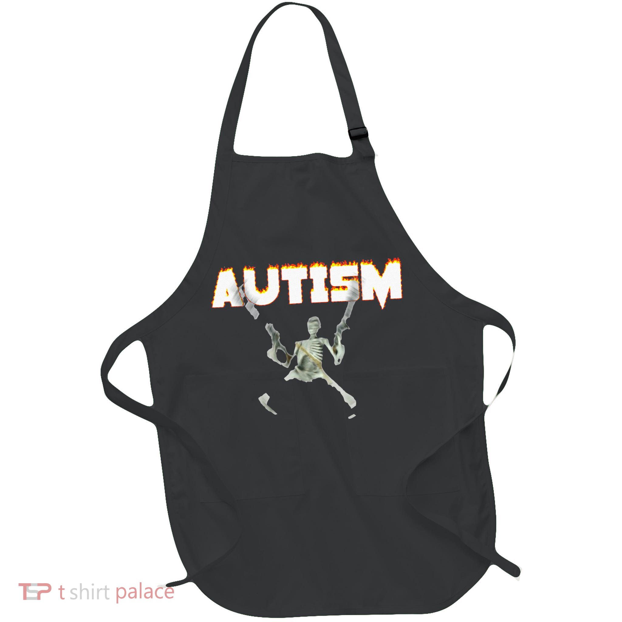 Autism Skeleton Meme Apron