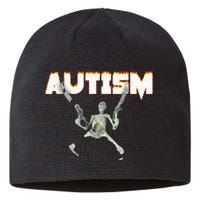Autism Skeleton Meme Sustainable Beanie