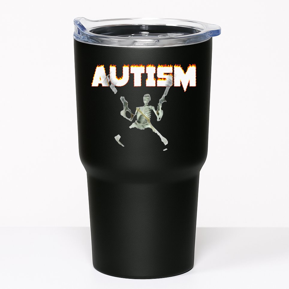 Autism Skeleton Meme Tumbler