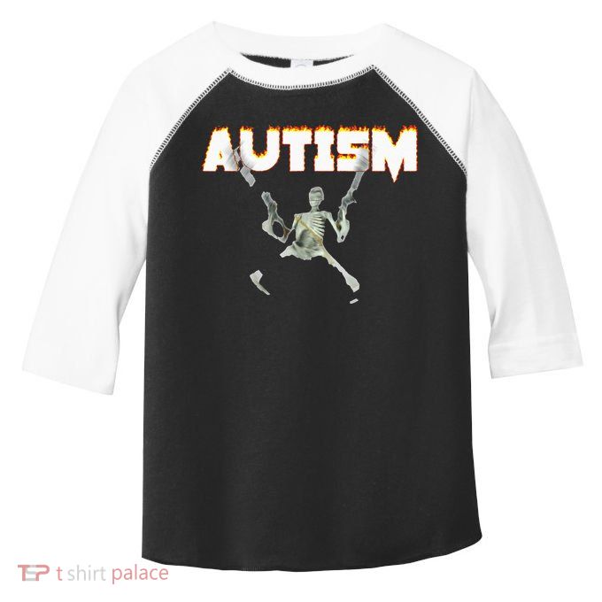 Autism Skeleton Meme Toddler Fine Jersey T-Shirt