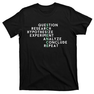 Acrostic Scientific Method Research Experiment Science T-Shirt