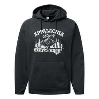 Appalachia Strong Mountain Outdoors Hiking Nc Performance Fleece Hoodie