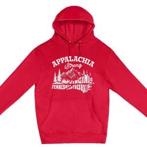 Appalachia Strong Mountain Outdoors Hiking Nc Premium Pullover Hoodie