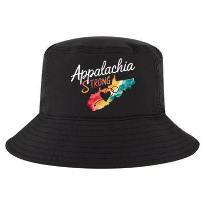 Appalachia Strong Nc Mountains Cool Comfort Performance Bucket Hat