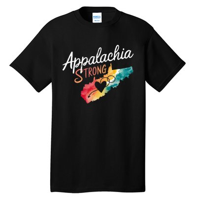 Appalachia Strong Nc Mountains Tall T-Shirt