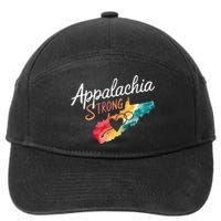 Appalachia Strong Nc Mountains 7-Panel Snapback Hat