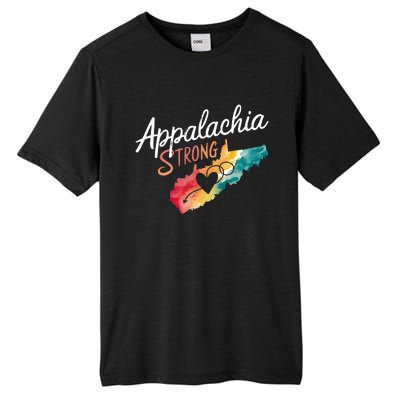 Appalachia Strong Nc Mountains Tall Fusion ChromaSoft Performance T-Shirt