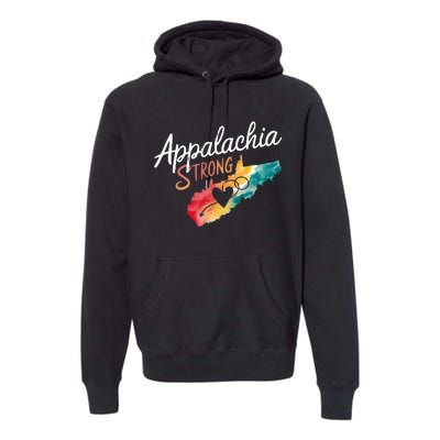 Appalachia Strong Nc Mountains Premium Hoodie