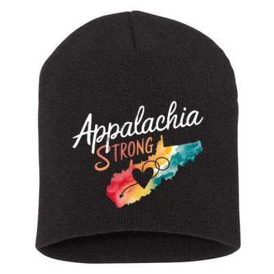 Appalachia Strong Nc Mountains Short Acrylic Beanie