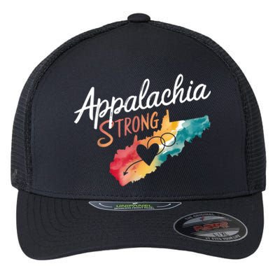 Appalachia Strong Nc Mountains Flexfit Unipanel Trucker Cap