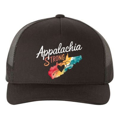 Appalachia Strong Nc Mountains Yupoong Adult 5-Panel Trucker Hat