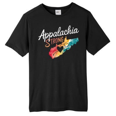 Appalachia Strong Nc Mountains Tall Fusion ChromaSoft Performance T-Shirt