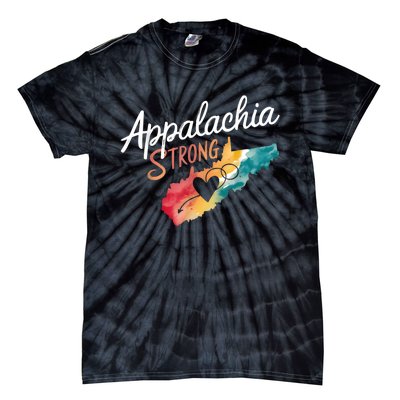 Appalachia Strong Nc Mountains Tie-Dye T-Shirt