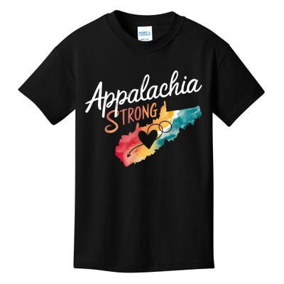 Appalachia Strong Nc Mountains Kids T-Shirt