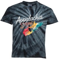 Appalachia Strong Nc Mountains Kids Tie-Dye T-Shirt