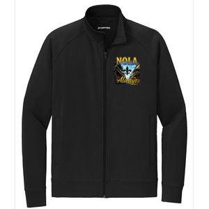 Always Support Nola Always Nola Never Forget New Orleans Stretch Full-Zip Cadet Jacket