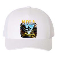 Always Support Nola Always Nola Never Forget New Orleans Yupoong Adult 5-Panel Trucker Hat