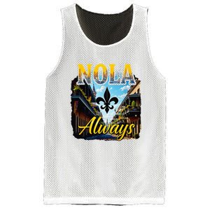 Always Support Nola Always Nola Never Forget New Orleans Mesh Reversible Basketball Jersey Tank