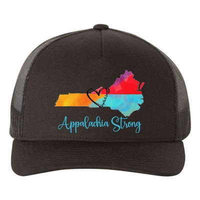 Appalachia Strong Nc Mountains Yupoong Adult 5-Panel Trucker Hat