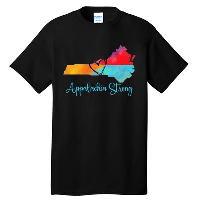 Appalachia Strong Nc Mountains Tall T-Shirt