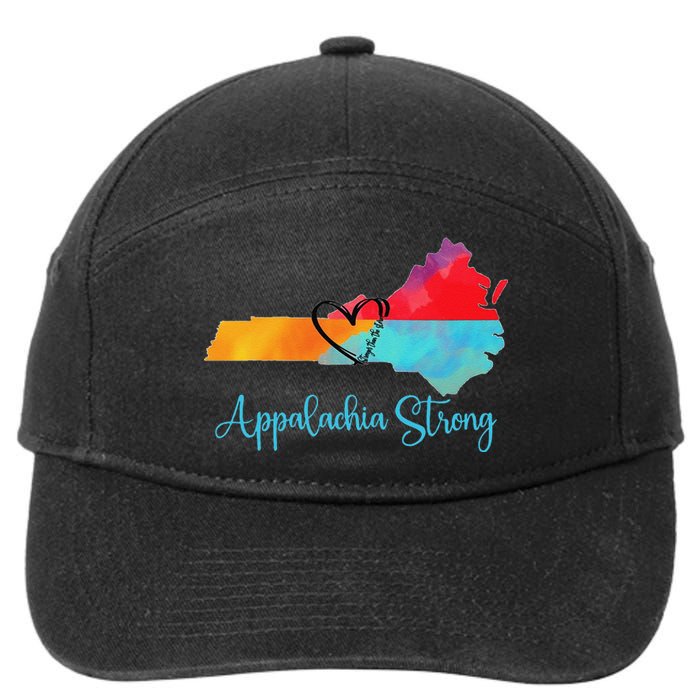 Appalachia Strong Nc Mountains 7-Panel Snapback Hat