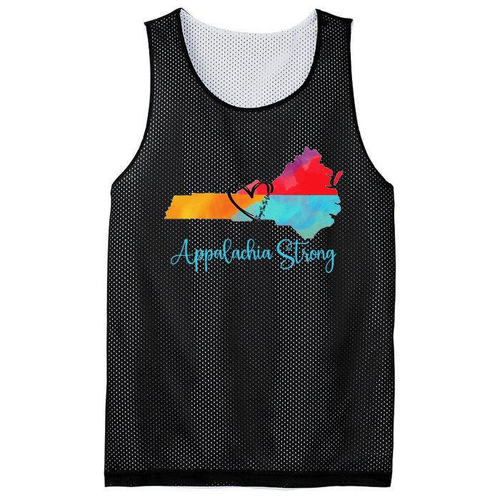 Appalachia Strong Nc Mountains Mesh Reversible Basketball Jersey Tank