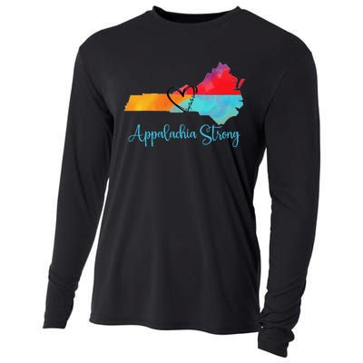 Appalachia Strong Nc Mountains Cooling Performance Long Sleeve Crew