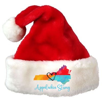 Appalachia Strong Nc Mountains Premium Christmas Santa Hat