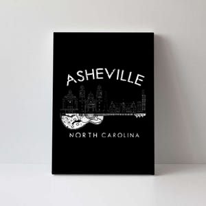 Asheville Souvenir North Carolina Lover Music Guitar Canvas