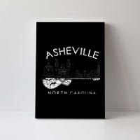 Asheville Souvenir North Carolina Lover Music Guitar Canvas