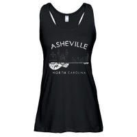 Asheville Souvenir North Carolina Lover Music Guitar Ladies Essential Flowy Tank