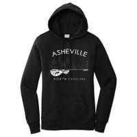 Asheville Souvenir North Carolina Lover Music Guitar Women's Pullover Hoodie