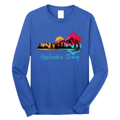 Appalachia Strong Nc Mountains Sunset Nature Lovers Long Sleeve Shirt