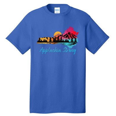 Appalachia Strong Nc Mountains Sunset Nature Lovers Tall T-Shirt