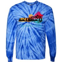 Appalachia Strong Nc Mountains Sunset Nature Lovers Tie-Dye Long Sleeve Shirt