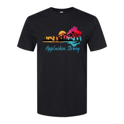 Appalachia Strong Nc Mountains Sunset Nature Lovers Softstyle CVC T-Shirt