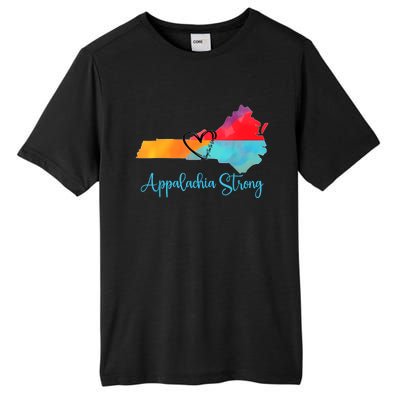 Appalachia Strong Nc Mountains Tall Fusion ChromaSoft Performance T-Shirt