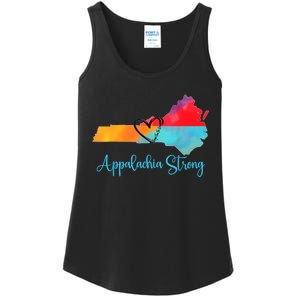 Appalachia Strong Nc Mountains Ladies Essential Tank