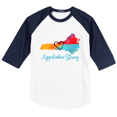 Appalachia Strong Nc Mountains Baseball Sleeve Shirt