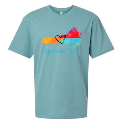 Appalachia Strong Nc Mountains Sueded Cloud Jersey T-Shirt