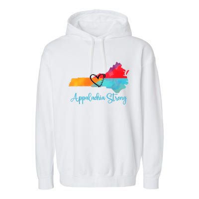 Appalachia Strong Nc Mountains Garment-Dyed Fleece Hoodie