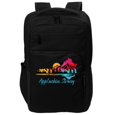 Appalachia Strong Nc Mountains Sunset Nature Lovers Impact Tech Backpack